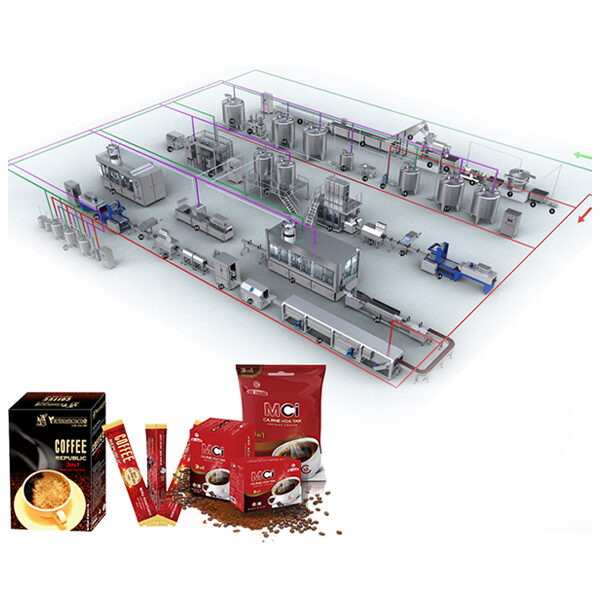 dây chuyền sản xuất cà phê hòa tan Instant Coffee